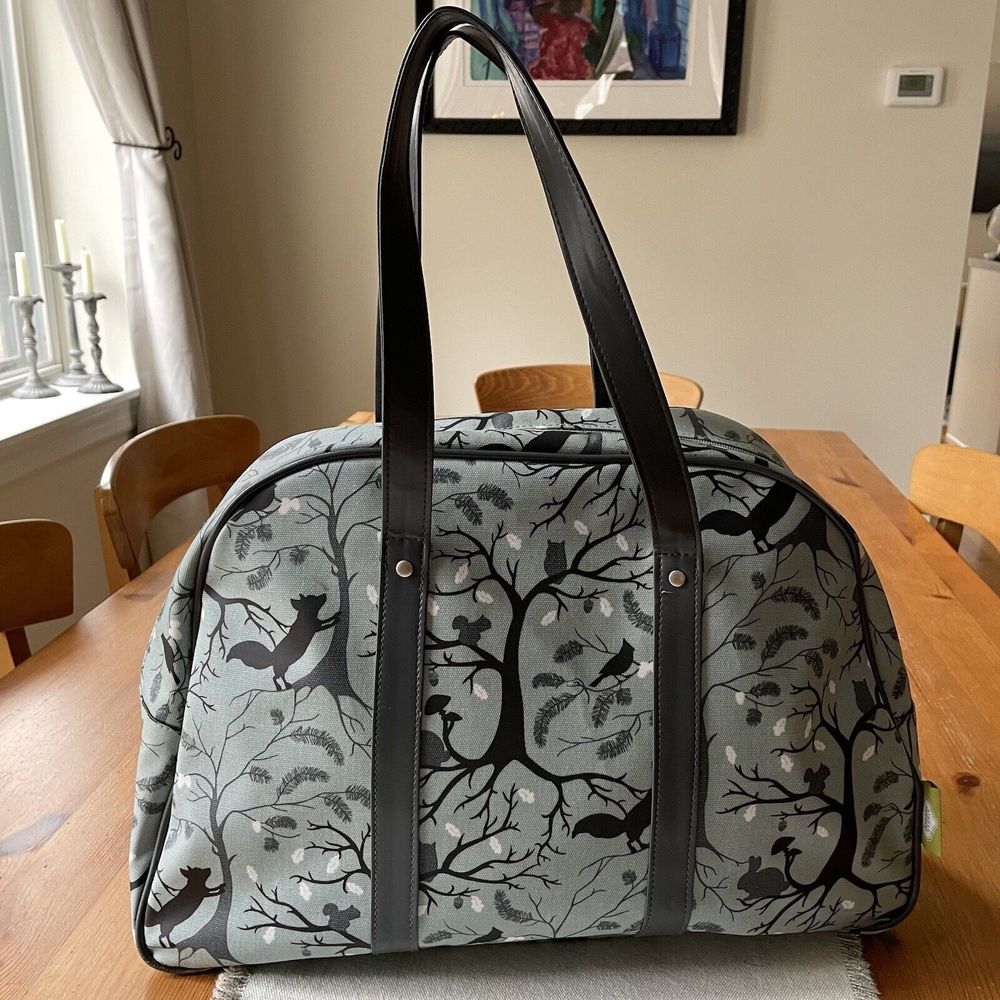 Danica Studio Duffel Tote Carryon Luggage Bag Nature Fox Squirrel Bunny Owl